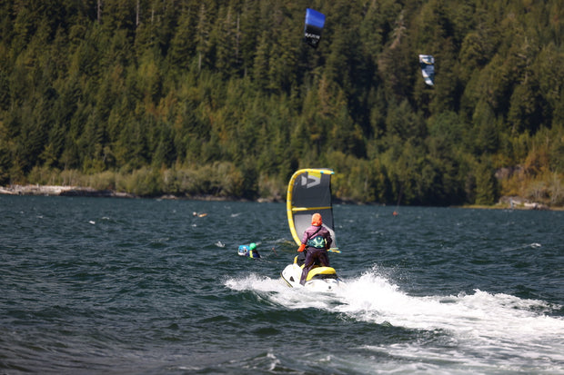 Kiteboarding kite surfing and wing foiling  lessons in Nitinaht Lake Vancouver Island British Columbia and La Ventana Baja Mexico