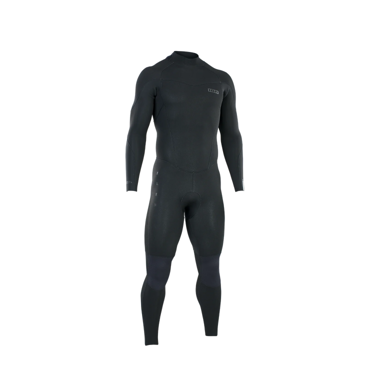ION element wetsuit 4/3 back zip black for surfing, kiteboarding and wing foiling